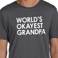 Grandpa Shirt - World's Okayest Grandpa Shirt | Funny Shirt for Men - Fathers Day Gift - Grandpa Gift - Anniversary Gift - eBollo.com